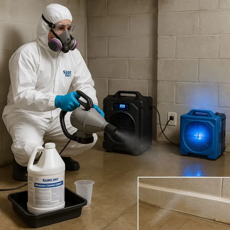 Sanitization and Odor Removal process in Floris, VA
