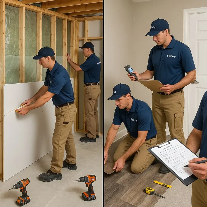 Repairs and Reconstruction process in Floris, VA